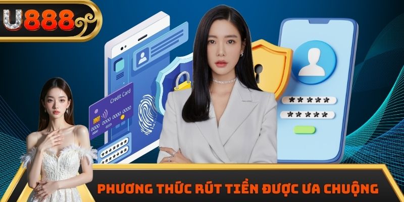 Phương thức rút tiền được ưa chuộng